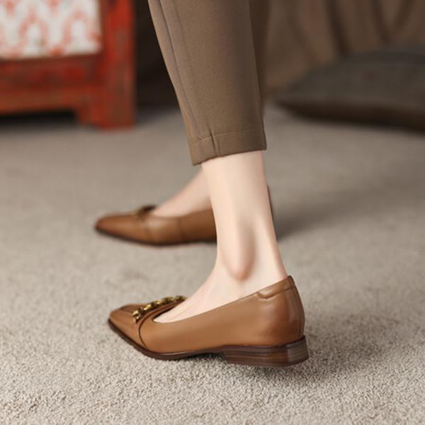 Handcrafted Luxury Leather Women's Shoes, Exquisite Quality(EdslG2310)