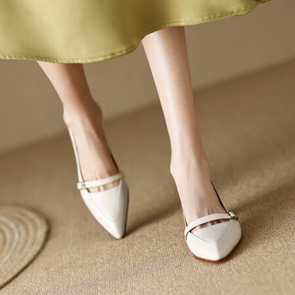 Exquisite Handcrafted Leather Women's Shoes for Elegant Sophistication(EdslG2372)
