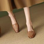 Exquisite Handcrafted Leather Women's Shoes: Luxury Elegance(EdslG2355)