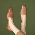 Exquisite Handcrafted Leather Women's Shoes: Luxury Elegance(EdslG2355)