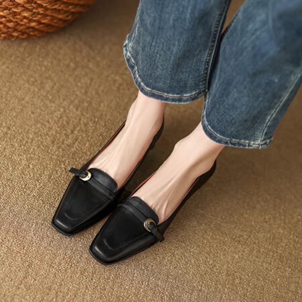 Handcrafted Genuine Leather Women's Shoes: Luxury, Elegance, and Quality Craftsmanship(EdslG2360)