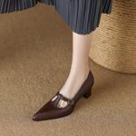 Handcrafted Luxe Leather Women’s Shoes, Elegance Redefined(EdslG2368)