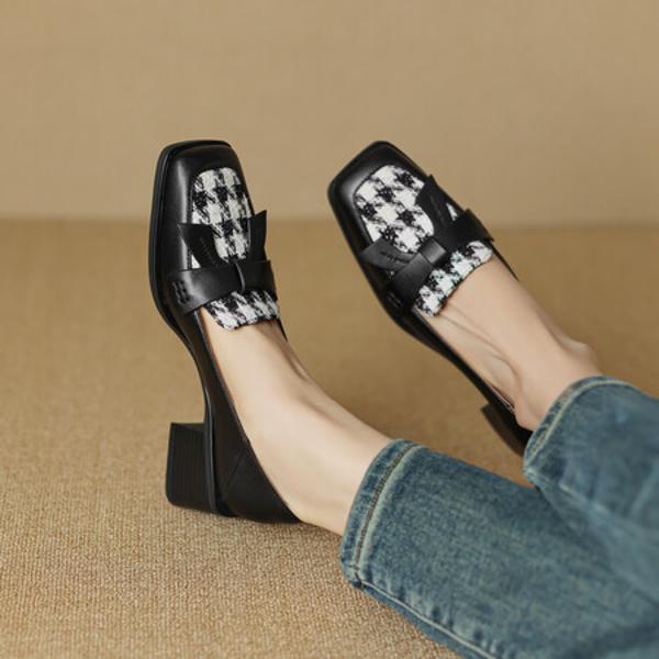 Elegant Handmade Genuine Leather Women’s Shoes: Exquisite Craftsmanship & Luxury Quality(Edsl2389)