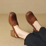 Handcrafted Luxury Leather Women's Shoes - Elegant Artistry(EdslG2386)