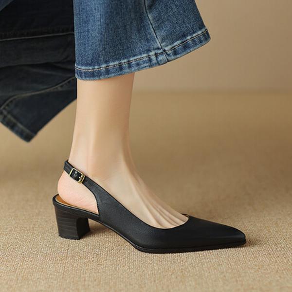 Handcrafted Leather Women's Shoes: Luxury Elegance(EdslG2380)