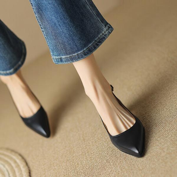 Handcrafted Leather Women's Shoes: Luxury Elegance(EdslG2380)