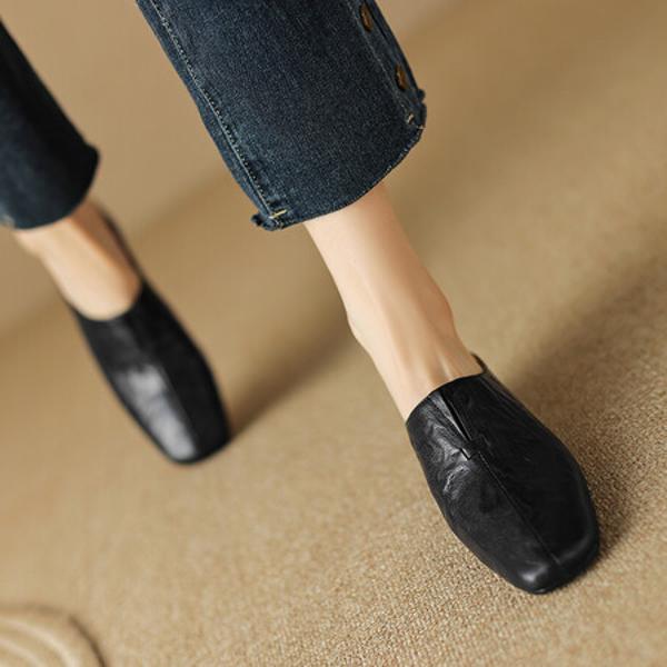 Handcrafted Genuine Leather Women's Shoes: Elegance in Every Stitch(EdslG2510)