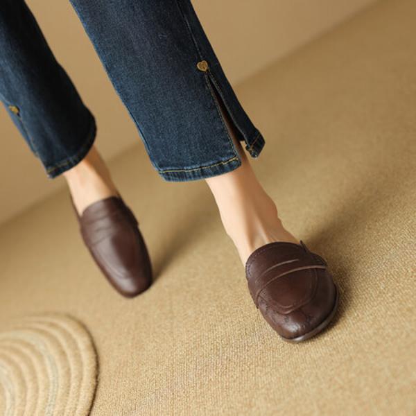 Luxury Handcrafted Genuine Leather Women's Shoes(EdslG2562)