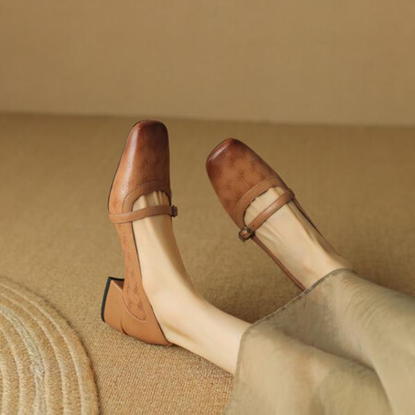 Exquisite Handcrafted Leather High-End Women’s Shoes(EdslG2561)