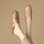 Exquisite Handmade Genuine Leather Women's Shoes: A Touch of Luxury and Elegance(EdslG2576)