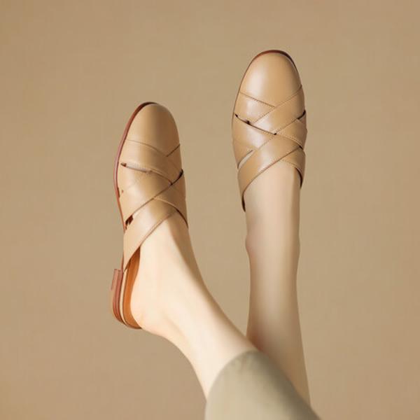 Exquisite Handmade Genuine Leather Women's Shoes: A Touch of Luxury and Elegance(EdslG2576)