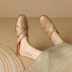 Exquisite Handmade Genuine Leather Women's Shoes: A Touch of Luxury and Elegance(EdslG2576)