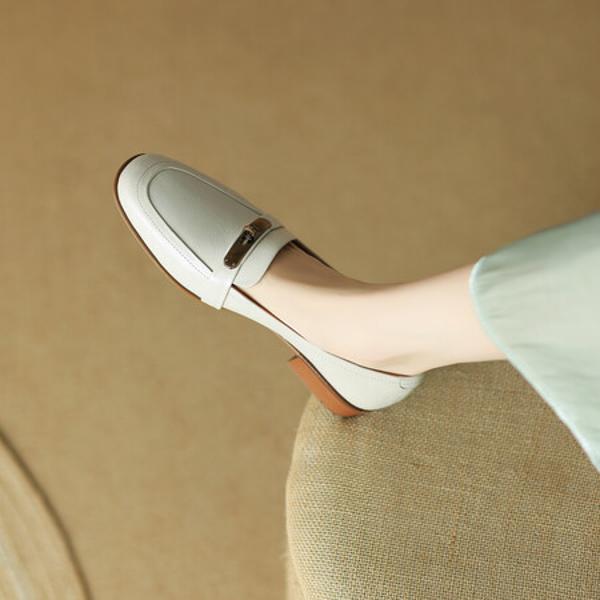 Elegant Handcrafted Leather Women's Shoes - Luxurious Quality(Edsl2588)