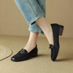 Elegant Handcrafted Leather Women's Shoes - Luxurious Quality(Edsl2588)