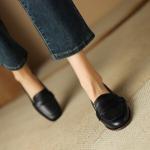 Elegant Handcrafted Leather Women's Shoes - Luxury Quality Craftsmanship(Edsl2593)