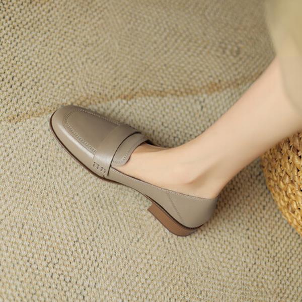 Elegant Handcrafted Leather Women's Shoes - Luxury Quality Craftsmanship(Edsl2593)