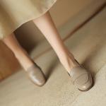 Elegant Handcrafted Leather Women's Shoes - Luxury Quality Craftsmanship(Edsl2593)
