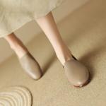 Exquisite Handcrafted Leather Women's Shoes: Elegance in Every Step(Edsl2587)