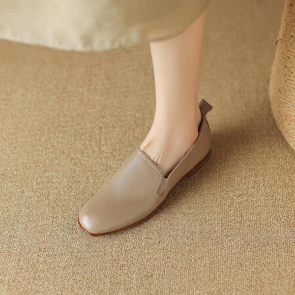 Exquisite Handcrafted Leather Women's Shoes: Elegance in Every Step(Edsl2587)