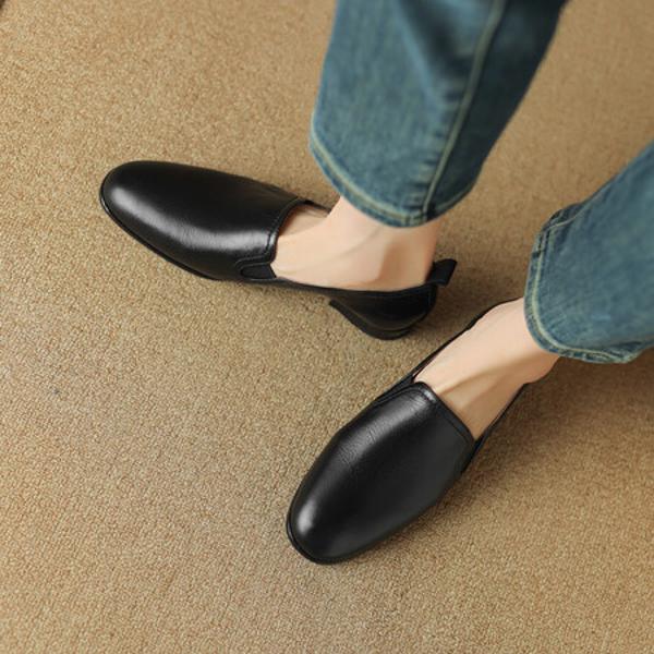 Exquisite Handcrafted Leather Women's Shoes: Elegance in Every Step(Edsl2587)