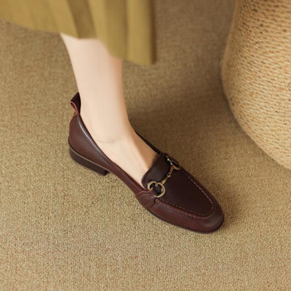 Exquisite Handcrafted Leather Women's Shoes, Pure Luxury(Edsl2589)
