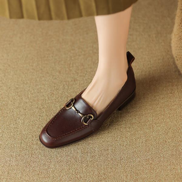 Exquisite Handcrafted Leather Women's Shoes, Pure Luxury(Edsl2589)