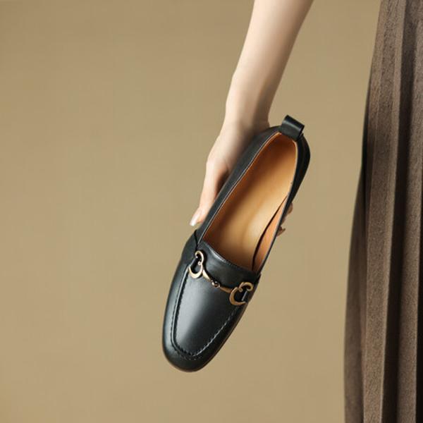 Exquisite Handcrafted Leather Women's Shoes, Pure Luxury(Edsl2589)