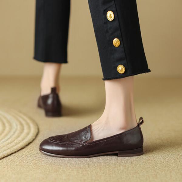 Elegant Handcrafted Leather Shoes: Luxury Quality Redefined(Edsl2578)
