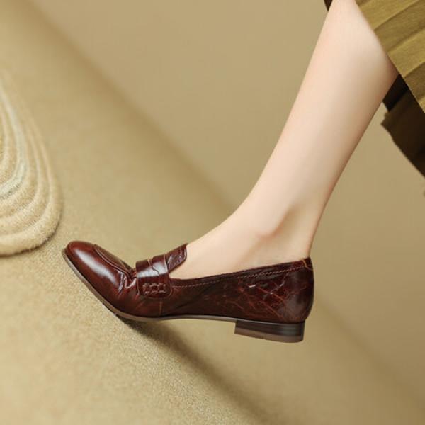 Exquisite Handcrafted Leather Women's Shoes: Luxury, Elegance, and Quality(Edsl2579)