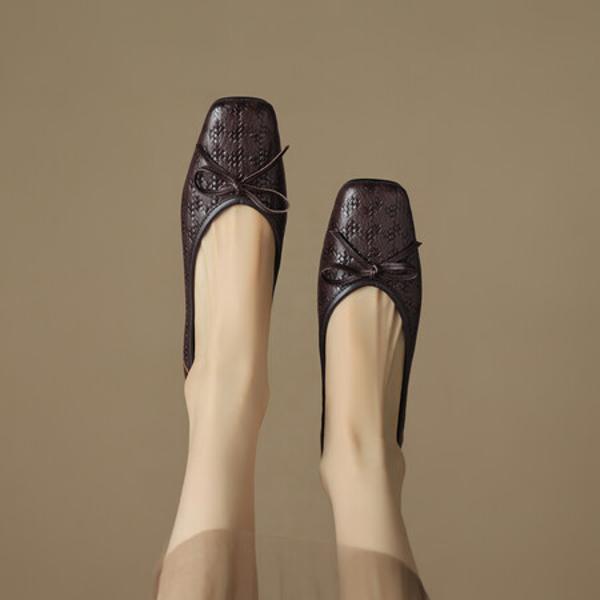 Luxury Handcrafted Genuine Leather Women's Shoes: Elegant Craftsmanship(Edsl2631)