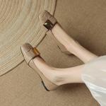 Handcrafted Luxury Leather Women's Shoes(Edsl2632)