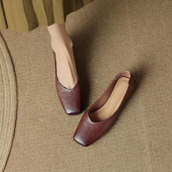 Exquisite Handcrafted Leather Women's Shoes: Luxury Meets Timeless Elegance(Edsl2630)