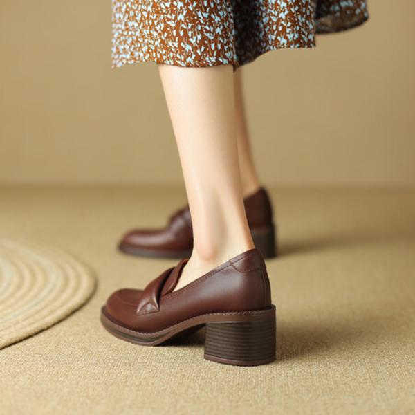 Exquisite Handmade Leather Women's Shoes: Luxury Meets Elegance(Edsl2585)