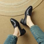 Exquisite Handmade Leather Women's Shoes: Luxury Meets Elegance(Edsl2585)