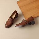 Elegant Handmade Leather Women's Shoes - Luxury Craftsmanship Redefined(Edsl2586)