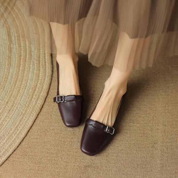 Exquisite Handcrafted Leather Women's Shoes: Luxurious Elegance Redefined(Edsl2625)