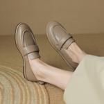 Exquisite Handcrafted Leather Women's Shoes: Luxury Comfort(Edsl2627)
