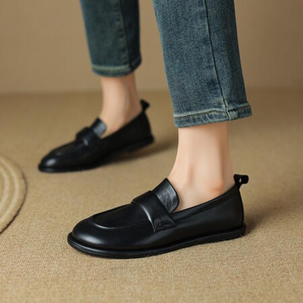 Exquisite Handcrafted Leather Women's Shoes: Luxury Comfort(Edsl2627)