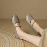 Exquisite Handmade Genuine Leather Women's Shoes(Edsl2626)