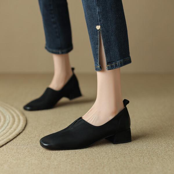 Handcrafted Luxurious Genuine Leather Women’s Shoes - Elegance Redefined(Edsl2月-55)