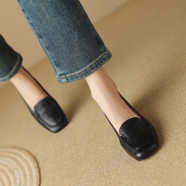 Handcrafted Luxury Leather Women’s Shoes, Elegance Redefined(Edsl1月-57)