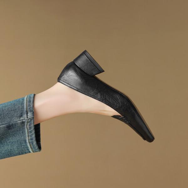 Handcrafted Luxury Leather Women’s Shoes, Elegance Redefined(Edsl1月-57)