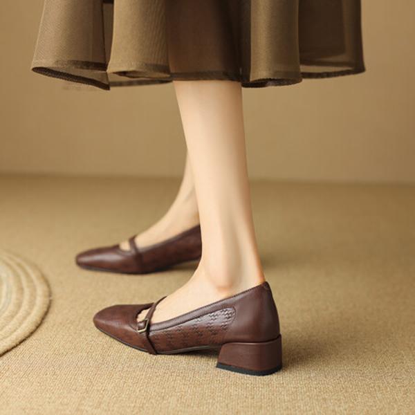 Handcrafted Leather Women’s Shoes: Luxurious Elegance and Superior Craftsmanship(Edsl1月-61)