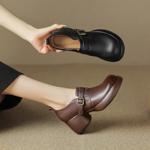 Handcrafted Leather Women's Shoes: Luxurious Elegance and Superior Craftsmanship(Edsl2651)