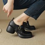 Handcrafted Leather Women's Shoes: Luxurious Elegance and Superior Craftsmanship(Edsl2651)