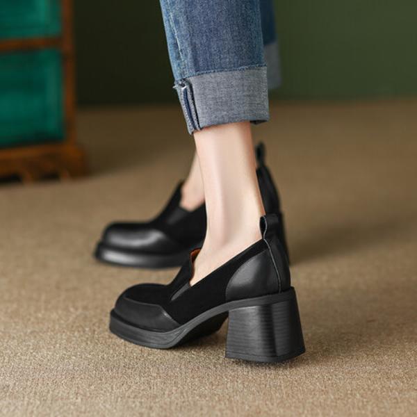 Handcrafted Luxury Genuine Leather Women's Shoes(Edsl2356)