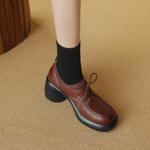 Handcrafted Luxury Leather Women's Shoes, Elegant Craftsmanship(Edsl2745)