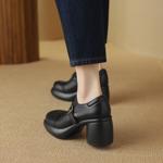 Exquisite Handmade Leather Women's Shoes: Elegance and Luxury in Every Stitch(Edsl2743)