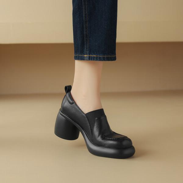 Handcrafted Luxury Leather Women's Shoes - Elegance Redefined(Edsl2741)