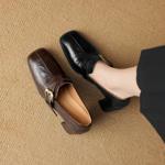 Elegant Handmade Leather Women's Shoes - Luxe Craftsmanship & Quality(Edsl2748)